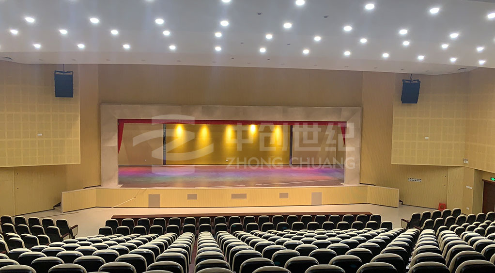 廣東省東莞監(jiān)獄干警禮堂-舞臺正面照 廣東省東莞監(jiān)獄干警禮堂-舞臺正面照